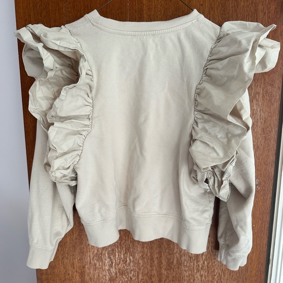 Zara Ruffle Sweatshirt - Picture 2 of 3